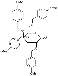 2-3-4-6-Tetra-O-(4-methoxybenzyl)-D-galactopyranosyl fluoride