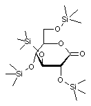 2-3-4-6-Tetra-O-(trimethylsilyl)-D-glucono-1-5-lactone