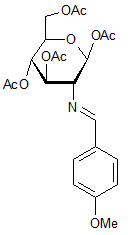 1-3-4-6-Tetra-O-acetyl-N-(4-methoxybenzylidene)-β-D-glucosamine