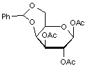 1-2-3-Tri-O-acetyl-4-6-O-benzylidene-β-D-galactopyranose