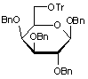 1-2-3-4-Tetra-O-benzyl-6-O-trityl-β-D-galactopyranose