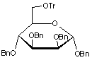1-2-3-4-Tetra-O-benzyl-6-O-trityl-α-D-mannopyranose
