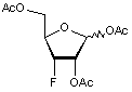 1-2-5-Tri-O-acetyl-3-deoxy-3-fluoro-D-ribofuranose