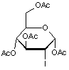 1-3-4-6-Tetra-O-acetyl-2-deoxy-2-iodo-α-D-glucopyranose