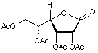 2-3-5-6-Tetra-O-acetyl-D-gulonic acid -1-4-lactone