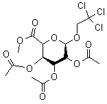 Trichloroethyl 2-3-4-tri-O-acetyl-β-D-glucopyranosiduronic acid methyl ester