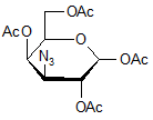 1-2-4-6-Tetra-O-acetyl-3-azido-3-deoxy-D-galactopyranose