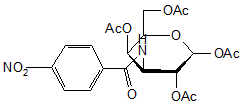 1-2-4-6-Tetra-O-acetyl-3-deoxy-3-N-(4-nitrobenzamido)-D-galactopyranose