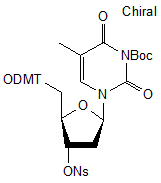 3-N-Boc-5’-O-DMT-3’-O-nosylthymidine