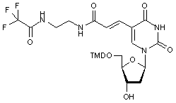 5’-O-DMT-5-[N-(2-(trifluoroacetamido)ethyl)-3-E-acrylamido]-2’-deoxyuridine