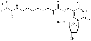 5’-O-DMT-5-[N-(6-(trifluoroacetamido)hexyl)-3-E-acryamido]-2’-deoxyuridine
