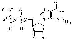 Guanosine 5’-O-(2-thiodiphosphate) trilithium salt