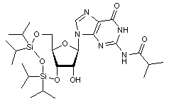 N2-Isobutyryl-3’-5’-O-(1-1-3-3-tetraisopropyl-1-3-disiloxanediyl)guanosine