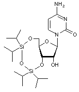 3’-5’-O-(1-1-3-3-Tetraisopropyl-1-3-disiloxanediyl)cytidine
