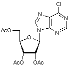 9-(2’-3’-5’-Tri-O-acetyl-β-D-ribofuranosyl)-6-chloropurine