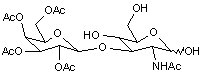 2-Acetamido-3-O-(2-3-4-6-tetra-O-acetyl-β-D-galactopyranosyl)-2-deoxy-D-glucopyranose