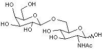 2-Acetamido-2-deoxy-6-O-(β-D-galactopyranosyl)-D-glucopyranose