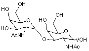 2-Acetamido-2-deoxy-3-O-(2-acetamido-2-deoxy-α-D-galactopyranosyl)-D-galactopyranose