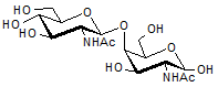 2-Acetamido-4-O-(2-acetamido-2-deoxy-β-D-glucopyranosyl)-2-deoxy-D-galactopyranose