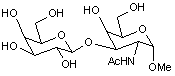 Methyl 2-acetamido-2-deoxy-3-O-(b-D-galactopyranosyl)-α-D-galactopyranoside
