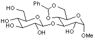 Methyl 4-6-O-benzylidene-3-O-(b-D-glucopyranoside)-α-D-glucopyranoside