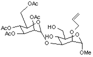 Methyl 2-O-allyl-3-O-(2-3-4-6-tetra-O-acetyl-α-D-mannopyranosyl)-α-D-mannopyranoside