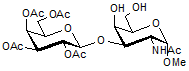 Methyl 2-acetamido-2-deoxy-3-O-(2-3-4-6-tetra-O-acetyl-β-D-galactopyranosyl)-α-D-galactopyranoside