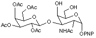p-Nitrophenyl 2-acetamido-2-deoxy-3-O-(2-3-4-6-tetra-O-acetyl-β-D-galactopyranosyl)-α-D-galactopyranoside