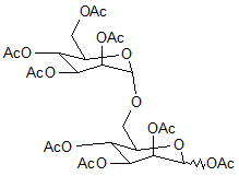 1-2-3-4-Tetra-O-acetyl-6-O-(2-3-4-6-tetra-O-acetyl-α-D-mannopyranosyl)-D-mannopyrannose