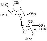 1-3-4-6-Tetra-O-benzyl-2-O-(2-3-4-6-tetra-O-benzyl-α-D-glucopyranosyl)-β-D-galactopyranoside