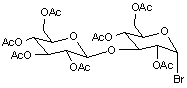 2-4-6-Tri-O-acetyl-3-O-(2-3-4-6-tetra-O-acetyl-β-D-glucopyranosyl)-α-D-glucopyranosyl bromide