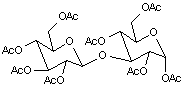 1-2-4-6-Tetra-O-acetyl-3-O-(2-3-4-6-tetra-O-acetyl-β-D-glucopyranosyl)-α-D-glucopyranose