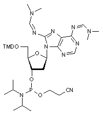 8-Amino-2’-deoxy-N6-N8-di-DMF-5’-O-DMT-adenosine 3’-CE phosphoramidite