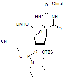 2’-O-tert-Butyldimethylsilyl-5’-O-DMT-pseudouridine 3’-CE phosphoramidite