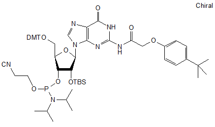 2’-O-tert-Butyldimethylsilyl-N-(tert-butylphenoxyacetyl)-5’-O-DMT-guanosine 3’-CE phosphoramidite