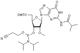 5’-O-DMT-N2-isobutyryl-2’-O-methylguanosine 3’-CE phosphoramidite