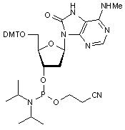 2’-Deoxy-5’-O-DMT-N6-methyl-8-oxoadenosine 3’-CE phosphoramidite