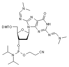2’-Deoxy-N2-N8-di-DMF-5’-O-DMT-guanosine 3’-CE phosphoramidite