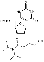 2’-Deoxy-5’-O-DMT-pseudouridine 3’-CE phosphoramidite