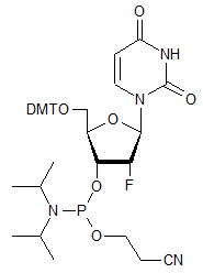 2’-Deoxy-5’-O-DMT-2’-fluorouridine 3’-CE phosphoramidite