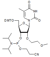 5’-O-DMT-2’-O-(2-methoxyethyl)-5-methyluridine 3’-CE phosphoramidite