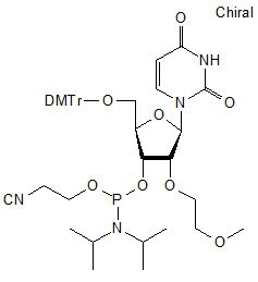 5’-O-DMT-2’-(2-methoxyethyl)uridine 3’-CE phosphoramidite