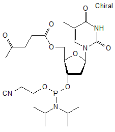 5’-O-Levulinoylthymidine 3’-CE phosphoramidite