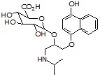 4â€™-Hydroxypropranolol-2-O-Î²-glucuronide