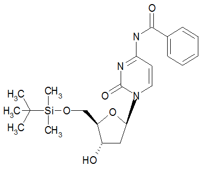 N4-Benzoyl-5’-O-tert-butyldimethylsilyl-2’-deoxycytidine