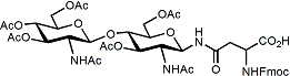 N-Î±-Fmoc-O-Î²-(2-Acetamido-2-deoxy-4-O-[3,4,6-tri-O-acetyl-2-acetamido-2-deoxy-Î²-D-glucopyranosyl]-Î²-D-glucopyranoside)-L-asparagine
