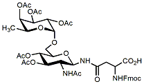 N-Î±-Fmoc-O-Î²-(2-Acetamido-2-deoxy-3,4-di-O-acetyl-6-O-[2,3,4-tri-O-acetyl-Î±-L-fucopyranosyl]-Î²-D-glucopyranoside)-L-asparagine