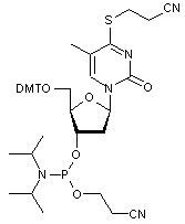 4-(2-Cyanoethylthio)-5’-O-DMT-thymidine 3’-CE phosphoramidite