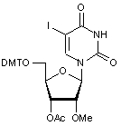 3’-O-Acetyl-5’-O-DMT-5-iodo-2’-O-methyuridine