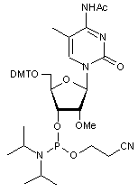 N4-Acetyl-5’-O-DMT-2’-O-methyl-5-methylcytidine 3’-CE phosphoramidite